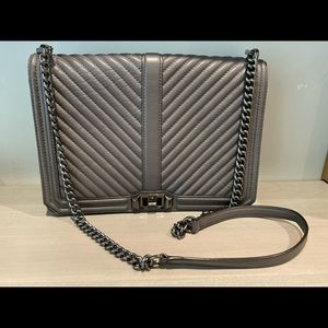 Rebecca Minkoff Leather Quilted Chevron Crossbody